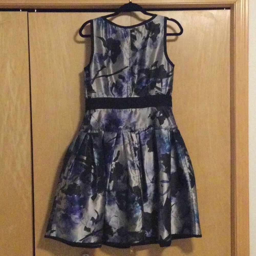 Carmen Marc valvo print satin multi print dress - Picture 9 of 10